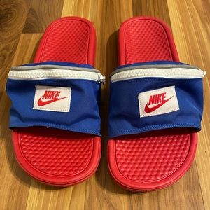 Nike Men's Benassi JDI Fanny Pack Slides